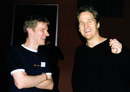 Here I am having a laugh with Antony Crowther.